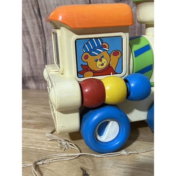 1982 Child Guidance Busy Choo-Choo Train Toy Educational VTG Used See Pictures! - Picture 6 of 11